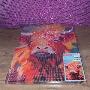🆕💜Diamond Painting Kit - Colorful Cow